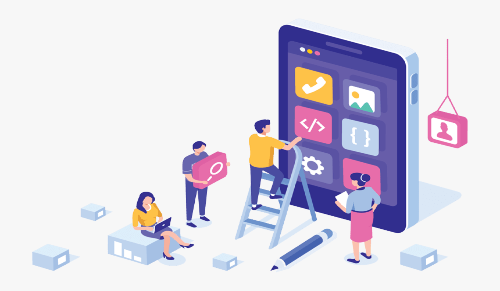 App Maintenance Illustration